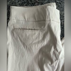 Lane Bryant red triangle stretch khaki pants